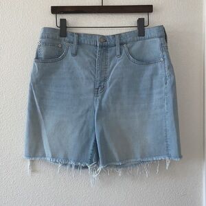 Madewell High Rise Denim Shorts The Perfect Vintage Jean Short Cutoff
